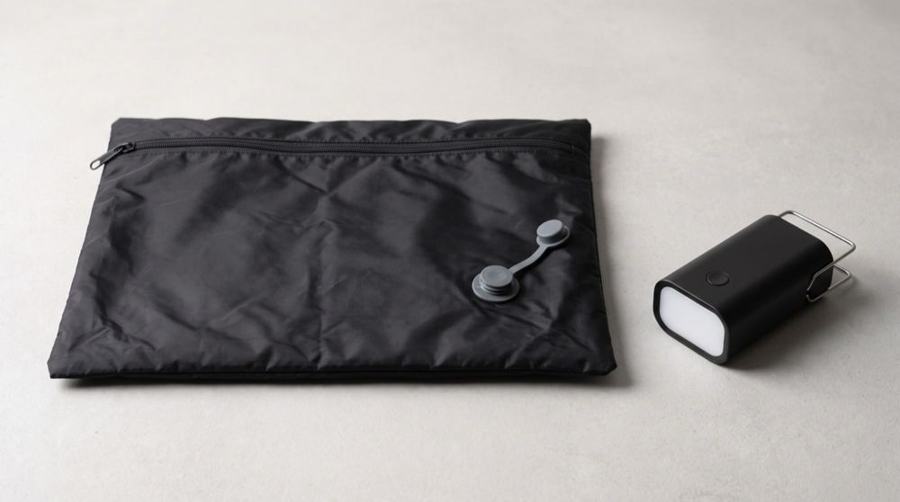 Bolsa Zenofast con su válvula y la bomba recargable